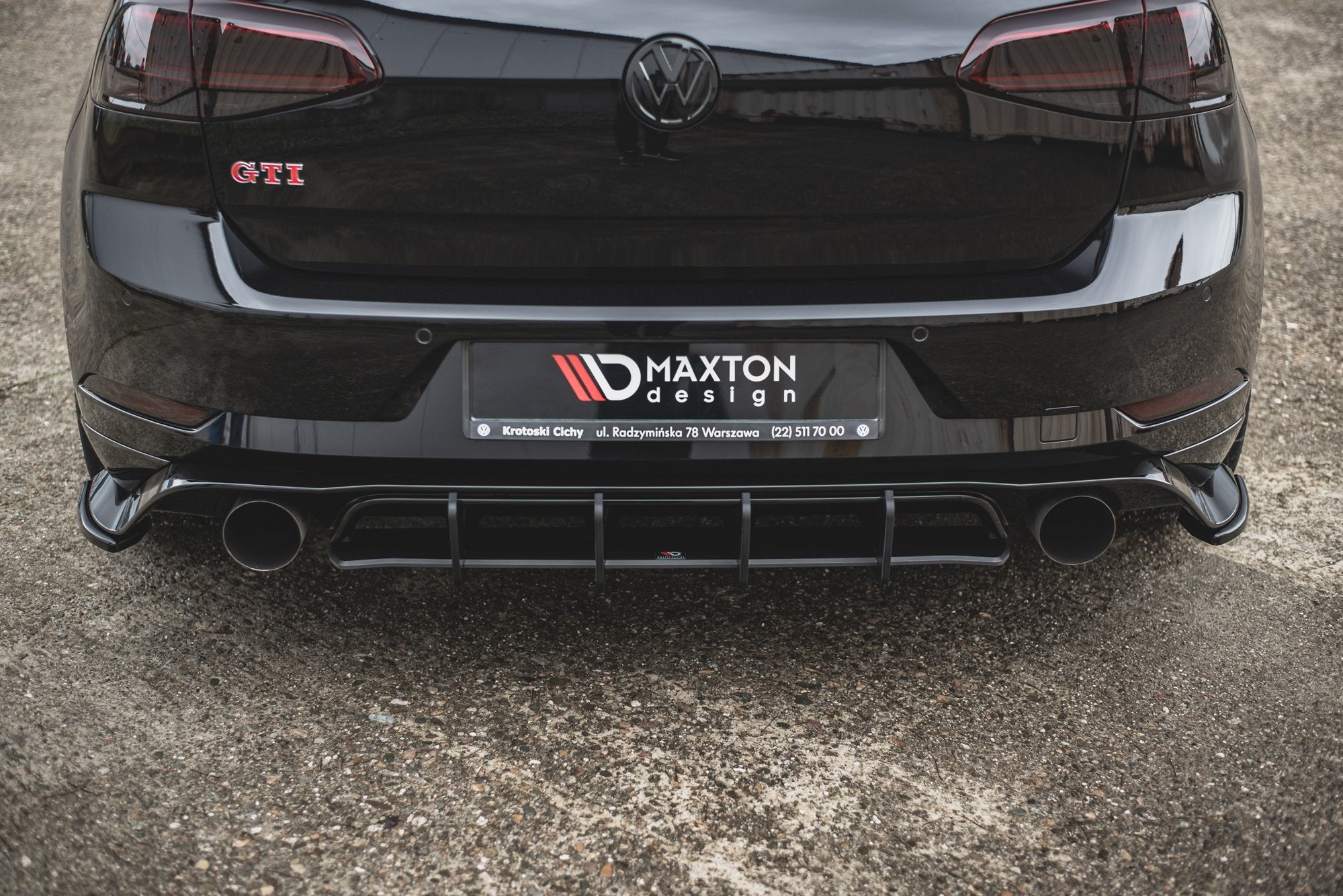 Maxton Diffuser - Volkswagen Golf GTI TCR Mk7 Facelift